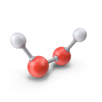 Hydrogen Peroxide Molecule PNG & PSD Images