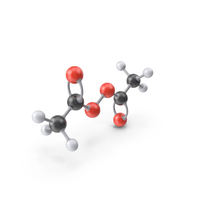 Diacetyl Peroxide Molecule PNG & PSD Images