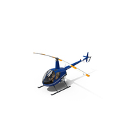 Helicopter Robinson R22 PNG & PSD Images