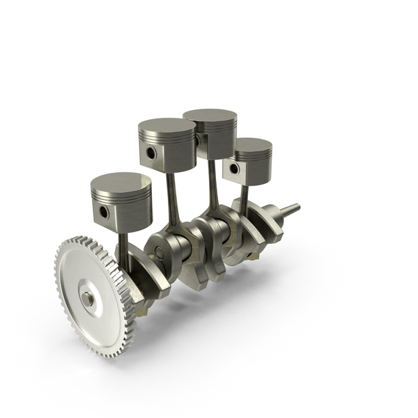 Engine Piston and Crankshaft PNG & PSD Images