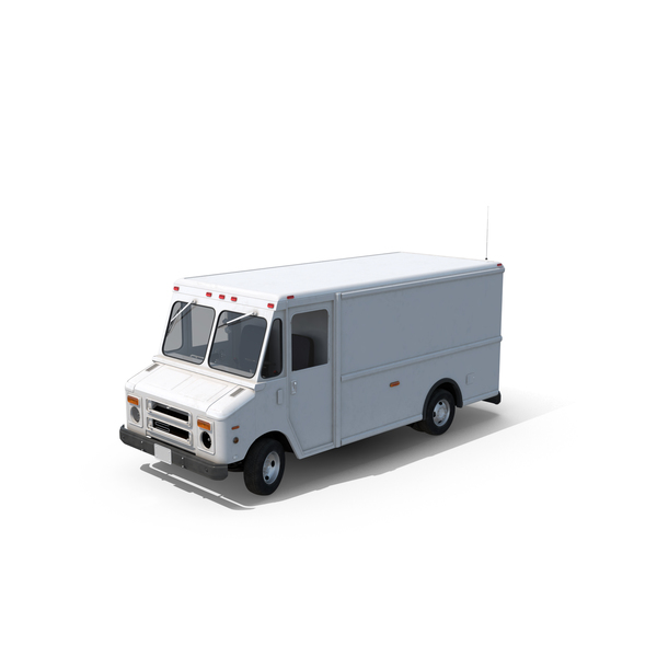 Post Office Truck Wheels Turned PNG & PSD Images