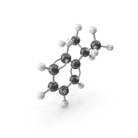 Cumene Molecule PNG & PSD Images