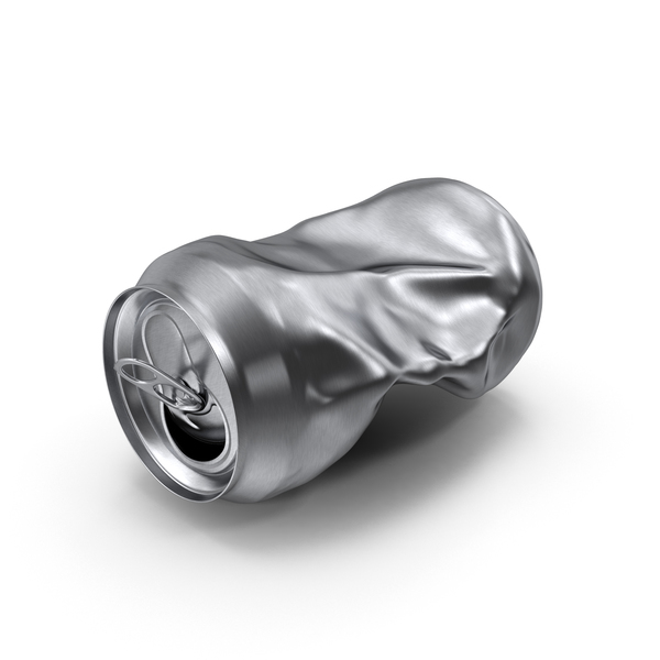 Crushed Beverage Can PNG & PSD Images