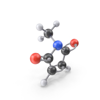 N-Methylmaleimide Molecule PNG & PSD Images
