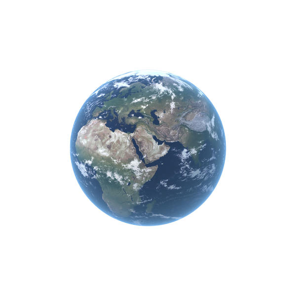 Earth With Clouds PNG & PSD Images
