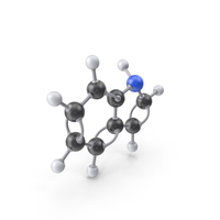 Indole Molecule PNG & PSD Images