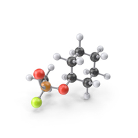 Cyclosarin Molecule PNG & PSD Images