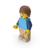 Lego Man With Hair PNG & PSD Images