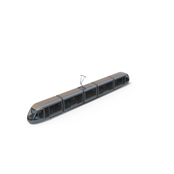Alstom Citadis City Tramway PNG & PSD Images