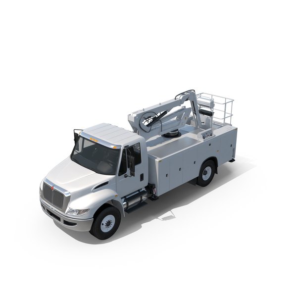 Cherry Picker Truck PNG & PSD Images