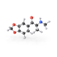 Methylone Molecule PNG & PSD Images
