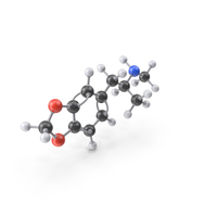MDMA Molecule PNG & PSD Images