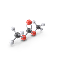 Dimethyl Carbonate Molecule PNG & PSD Images