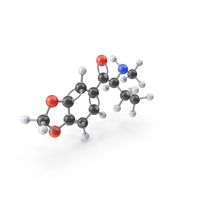 Butylone Molecule PNG & PSD Images