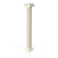 Ionic Flute Column PNG & PSD Images