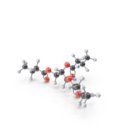 Tributyrin Molecule PNG & PSD Images