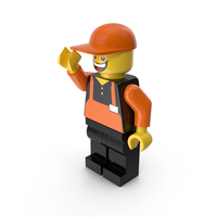 Lego Man Cashier PNG & PSD Images