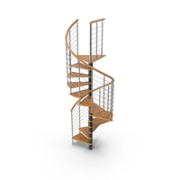 Spiral Contemporary Stair PNG & PSD Images