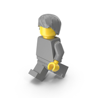 Neutral Lego Man With Hair PNG & PSD Images