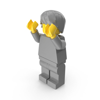 Neutral Lego Man With Hair PNG & PSD Images