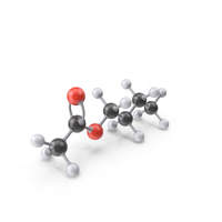 Butyl Acetate Molecule PNG & PSD Images