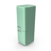 Smeg Green Refrigerator PNG & PSD Images