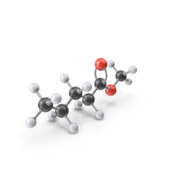 Methyl Pentanoate Molecule PNG & PSD Images