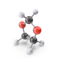 Dioxolane Molecule PNG & PSD Images