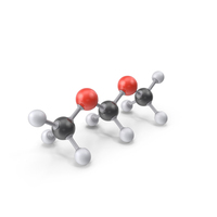 Dimethoxymethane Molecule PNG & PSD Images