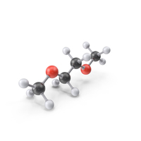 Dimethoxyethane Molecule PNG & PSD Images