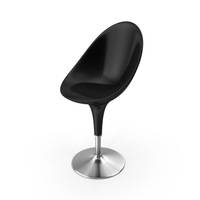 Bombo Chair Black PNG & PSD Images