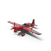 Edge 540 Race Aircraft Red PNG & PSD Images