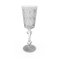 Engraved Champagne Glass PNG & PSD Images