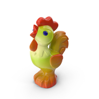 Toy Green Rooster PNG & PSD Images