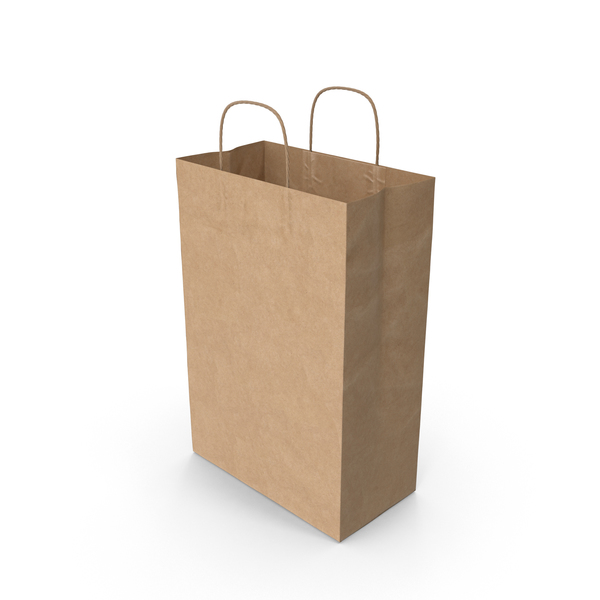 Paper Bag With Handle PNG & PSD Images