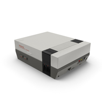 Nintendo NES控制台PNG和PSD图像