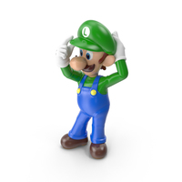 Luigi PNG和PSD图像