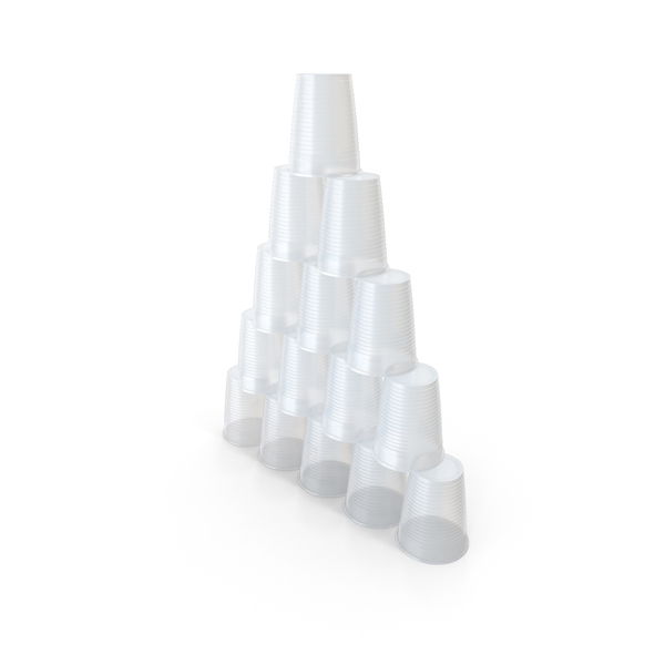 Plastic Cups Pyramid PNG & PSD Images