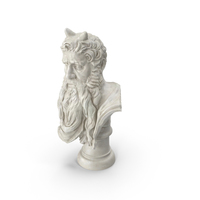 Moses Bust by Michelangelo Buonarroti PNG & PSD Images