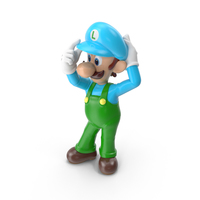 Luigi Ice Costume PNG和PSD图像