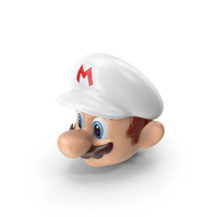 Mario Head with White Hat PNG & PSD Images