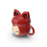 Anime Cat Mug PNG & PSD Images