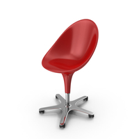 Red Bombo Chair With Wheels PNG & PSD Images