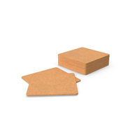 Cork Coasters PNG & PSD Images