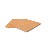 Cork Coasters PNG & PSD Images