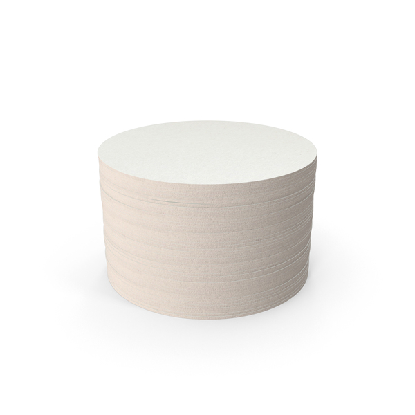 Paper Coasters PNG & PSD Images