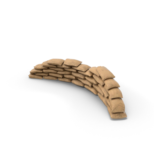Sandbag Barricade PNG & PSD Images