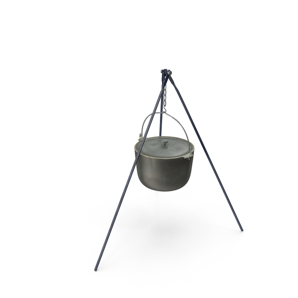 Campfire with Tripod and Cooking Pot PNG Images & PSDs for Download
