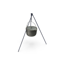 Campfire with Tripod and Cooking Pot PNG & PSD Images