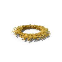 Yellow Ivy Circle PNG & PSD Images